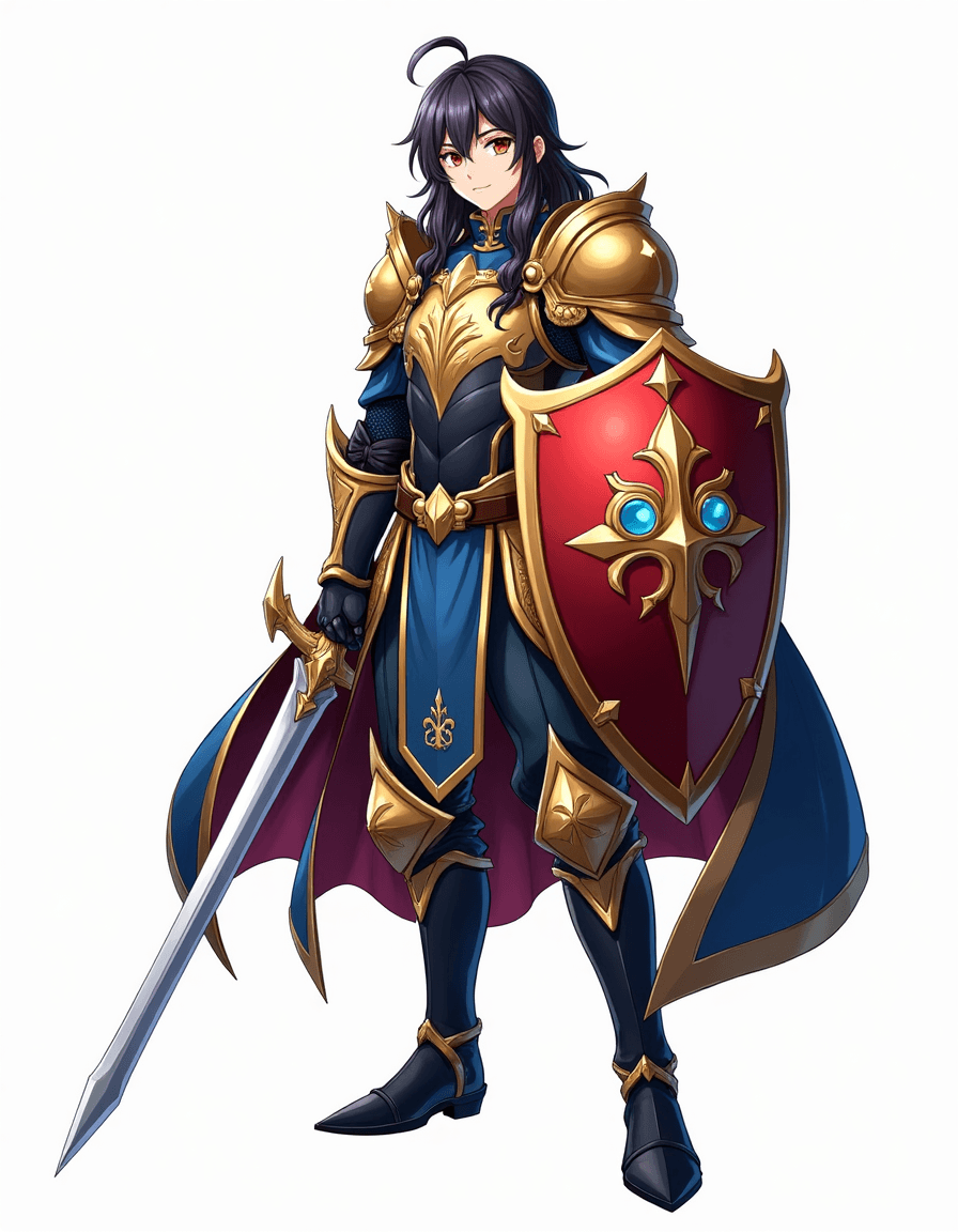 JRPGヒーロースタイルで生成した騎士